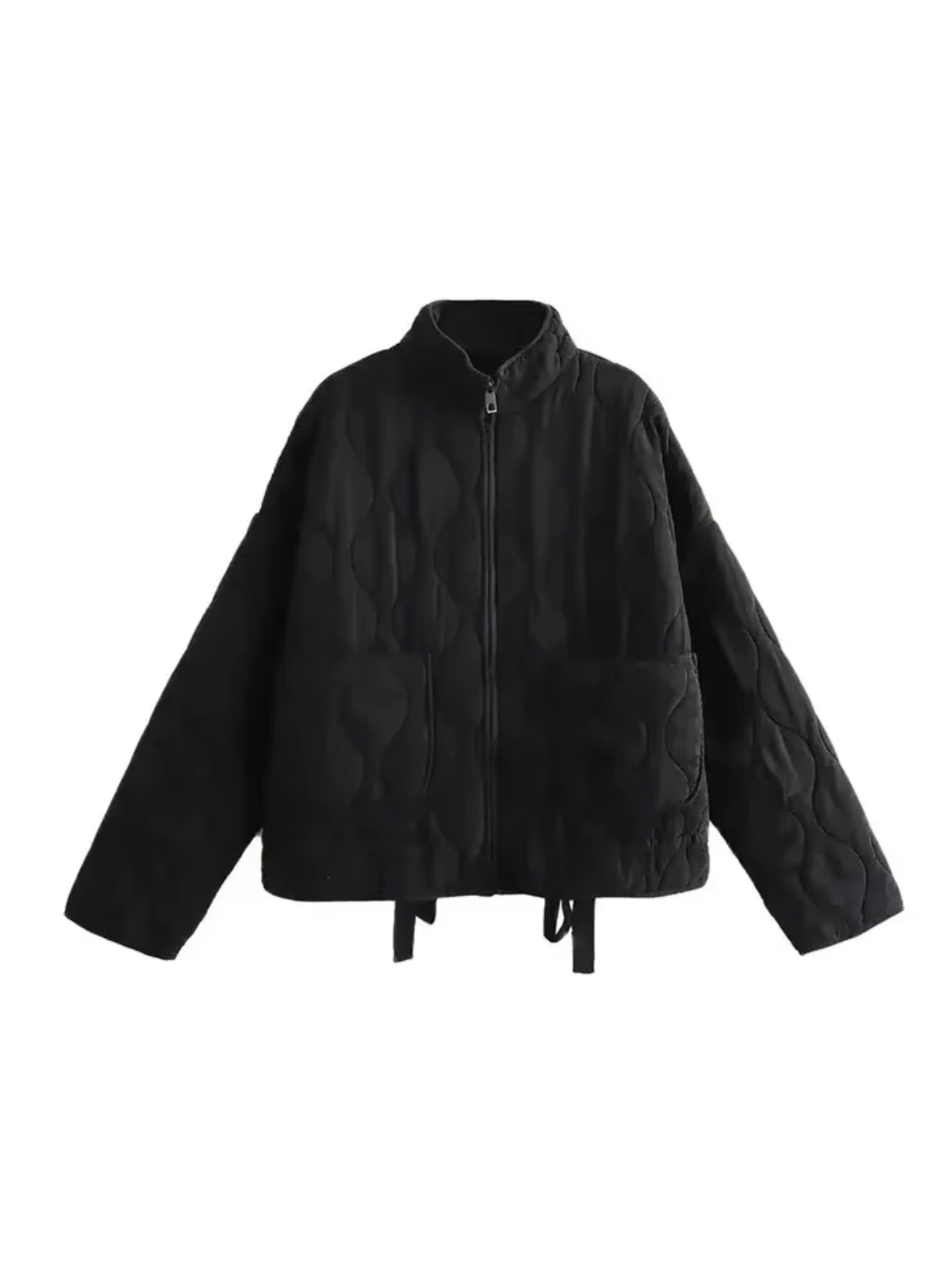 Street-Wave Quilted Cotton Jacket For Women With Vintage Street Style And Cozy Warmth