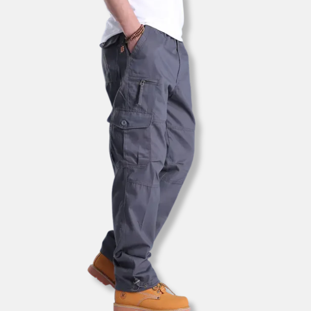 Street-Wave Men's Camouflage Cotton Blend Cargo Pants With Pockets