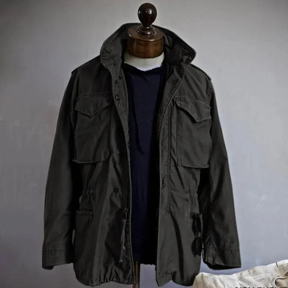 Street-wave Classic Field Jacket For Outdoor Enthusiasts Durable Breathable Outerwear With Timeless Design