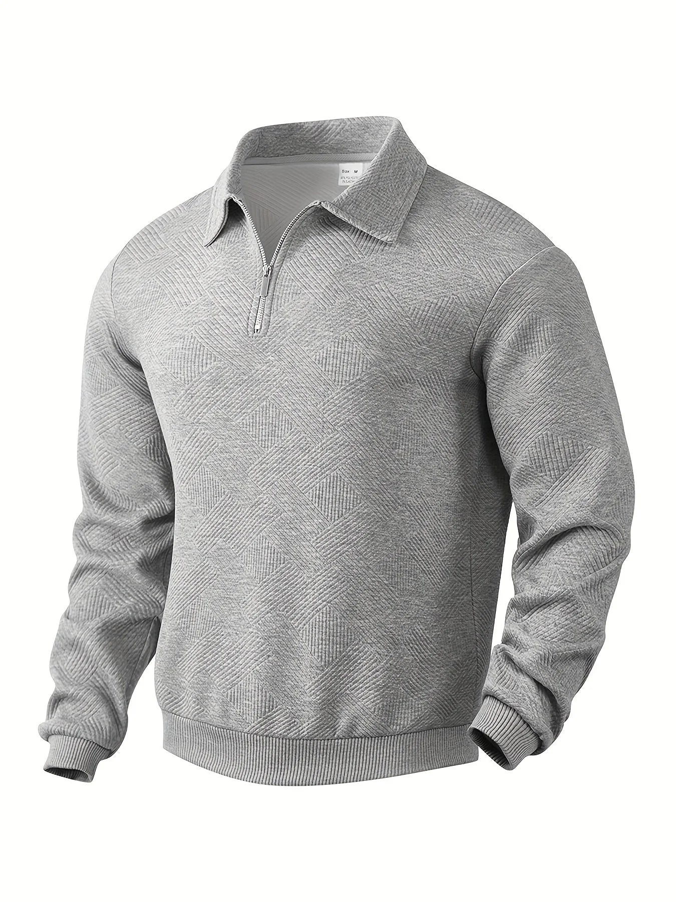 Street-wave Pullover For Men Geometric Knit Warmth Vintage Style Cozy Comfort For Everyday Wear