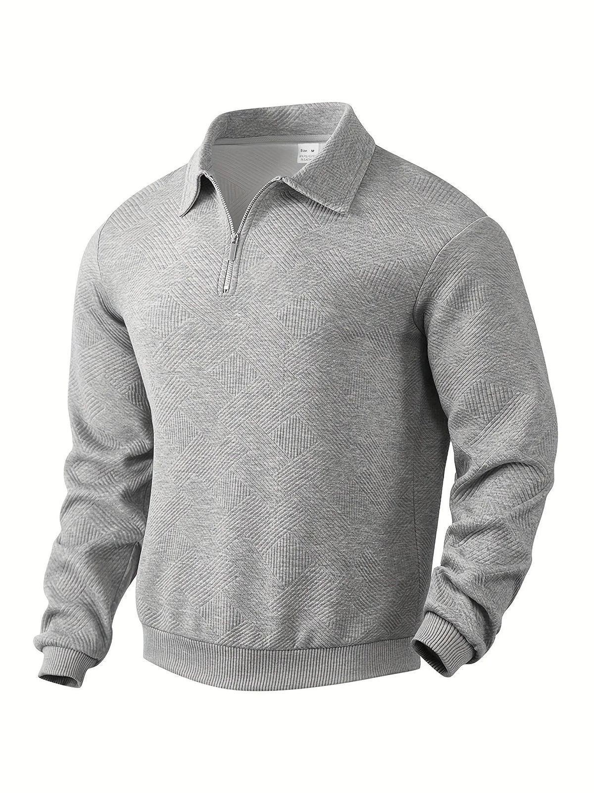 Street-wave Pullover For Men Geometric Knit Warmth Vintage Style Cozy Comfort For Everyday Wear