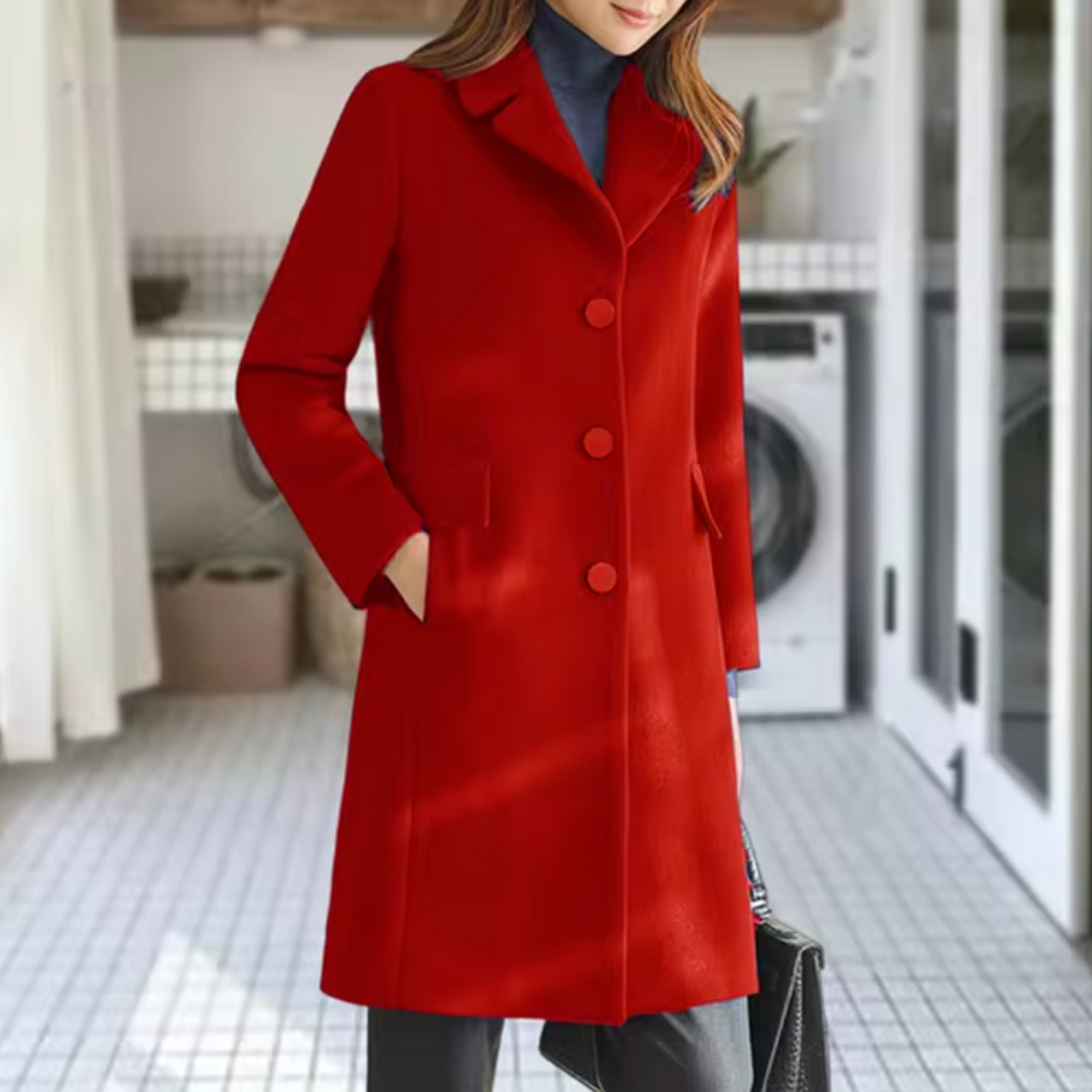 Street-wave Womens Winter Coat With Sleek Fit Warmth And Modern Style For Professional Women