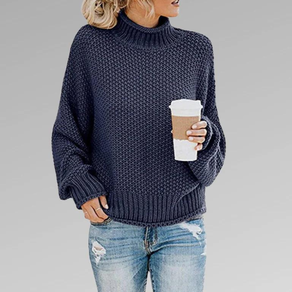 Street Wave Knit Sweater For Women Cozy Everyday Comfort With Relaxed Fit And Premium Knit