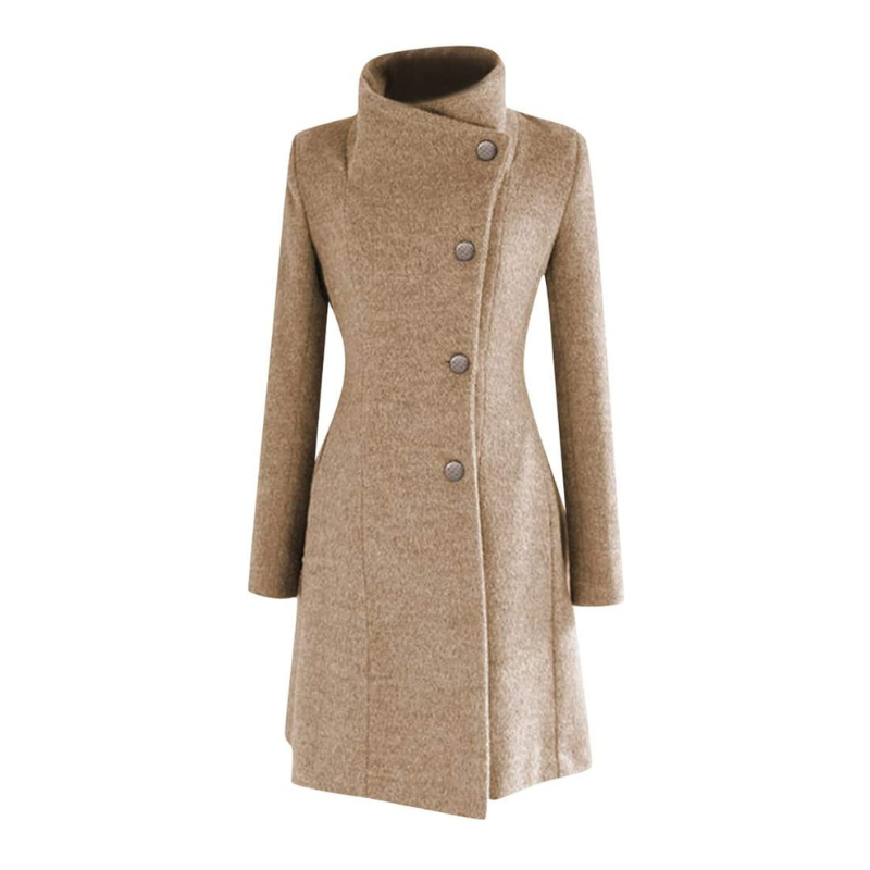 Street-wave Lova Women Wool Coat Timeless Warmth Belted Silhouette Elegant Winter Wardrobe