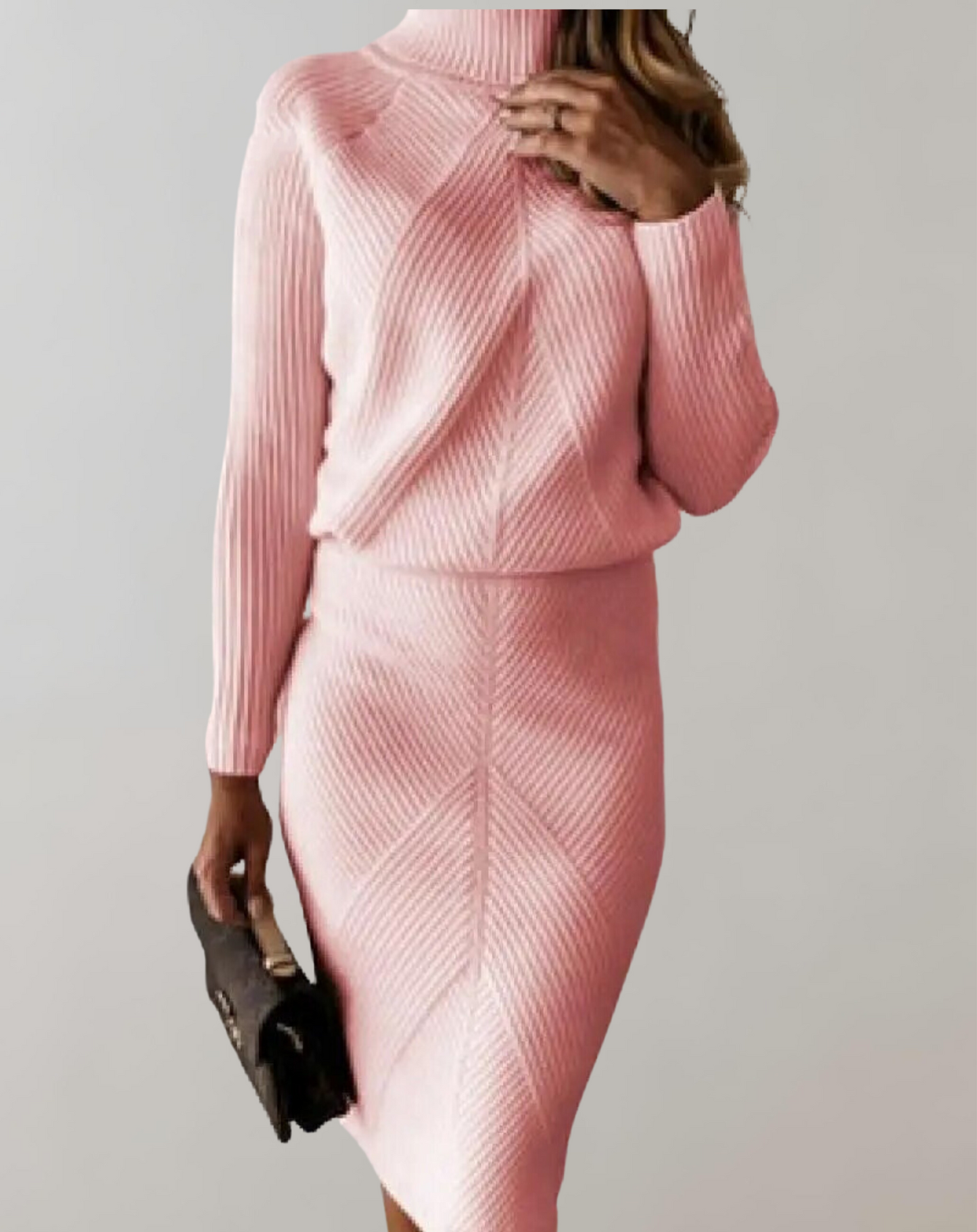 Lea Ribbed Knit Set Street Wave Unisex Elegant Cozy Comfort