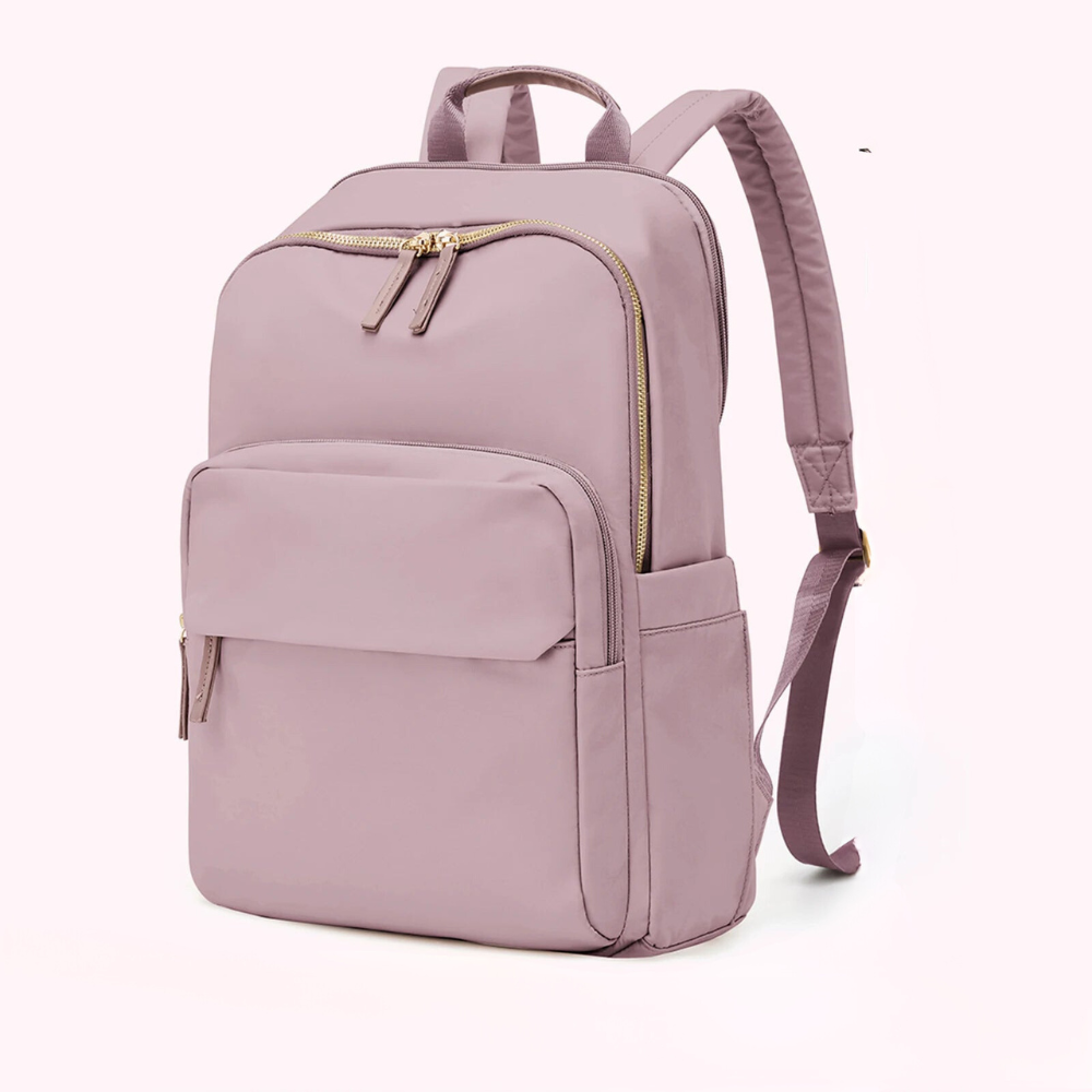 Street-Wave Cambridge Court Backpack - Water-Resistant With Laptop Compartment And Gold Tone Hardware