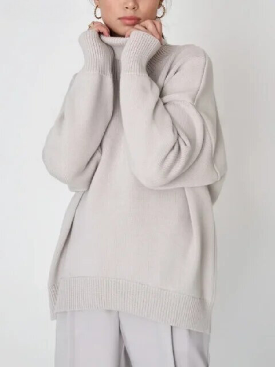 Street-Wave Loose Knit Sweater for Women Soft Cozy Pullover in 5 Colors for Effortless Chic