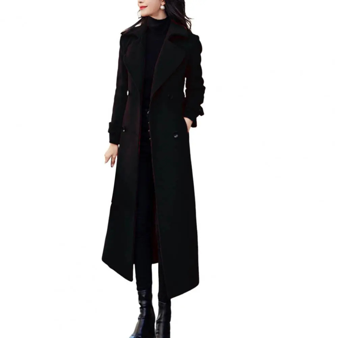 Street Wave Thermal Winter Jacket For Women Warm Long Coat For Cold Weather Chic