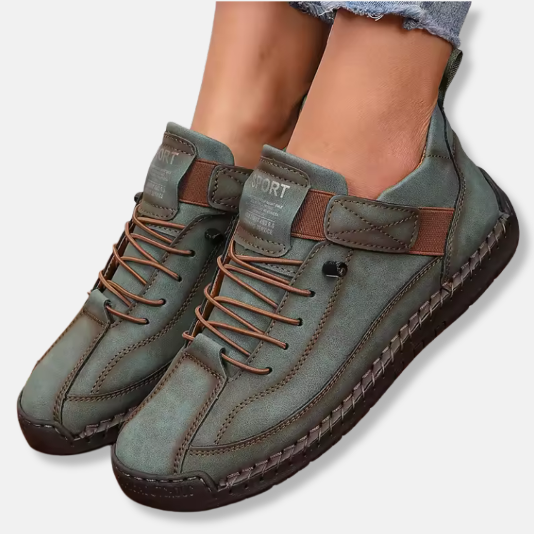 Streetwave Womens Mid Calf Boots Water Resistant Lace Up Non Slip Sole Casual Comfort