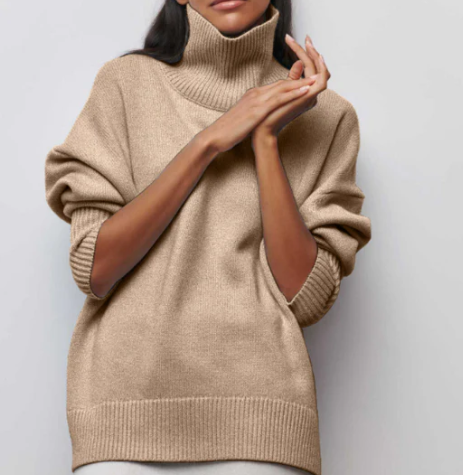 Street Wave Otrana Turtleneck Sweater For Women Elegant Lightweight Comfort And Flattering Fit