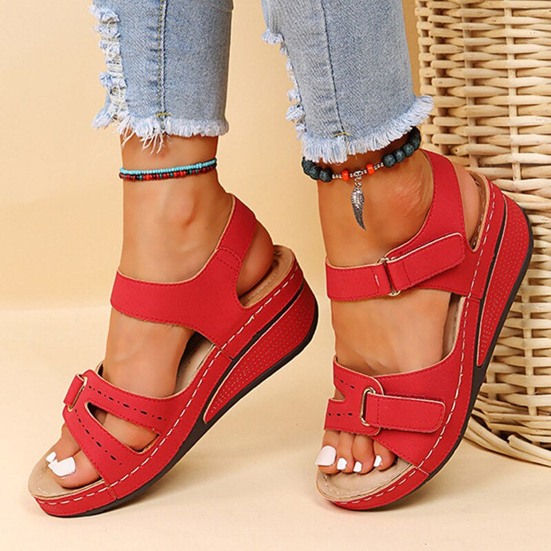 Street-wave Womens Comfort Sandals With Luxurious Orthopedic Support For Comfort Conscious Women
