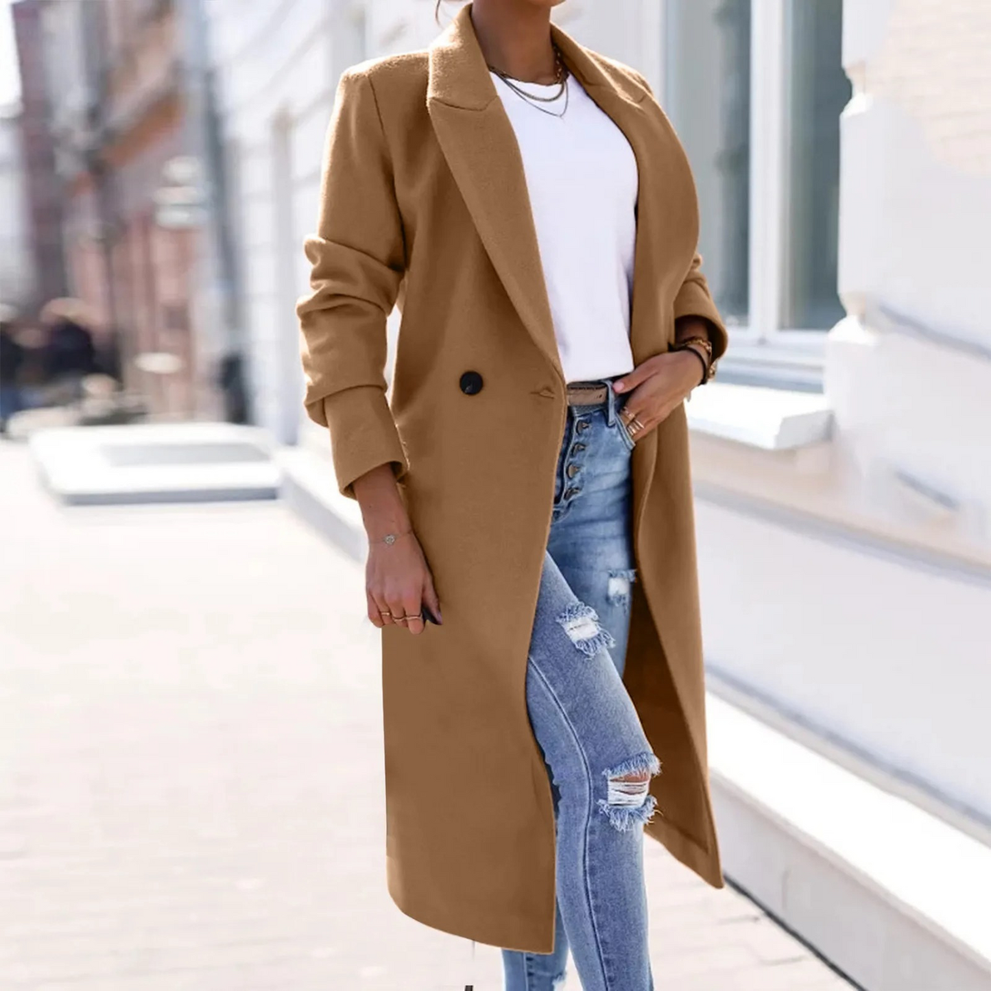 Street-wave Modern Womens Winter Coat Versatile Cozy Outerwear For Everyday Style