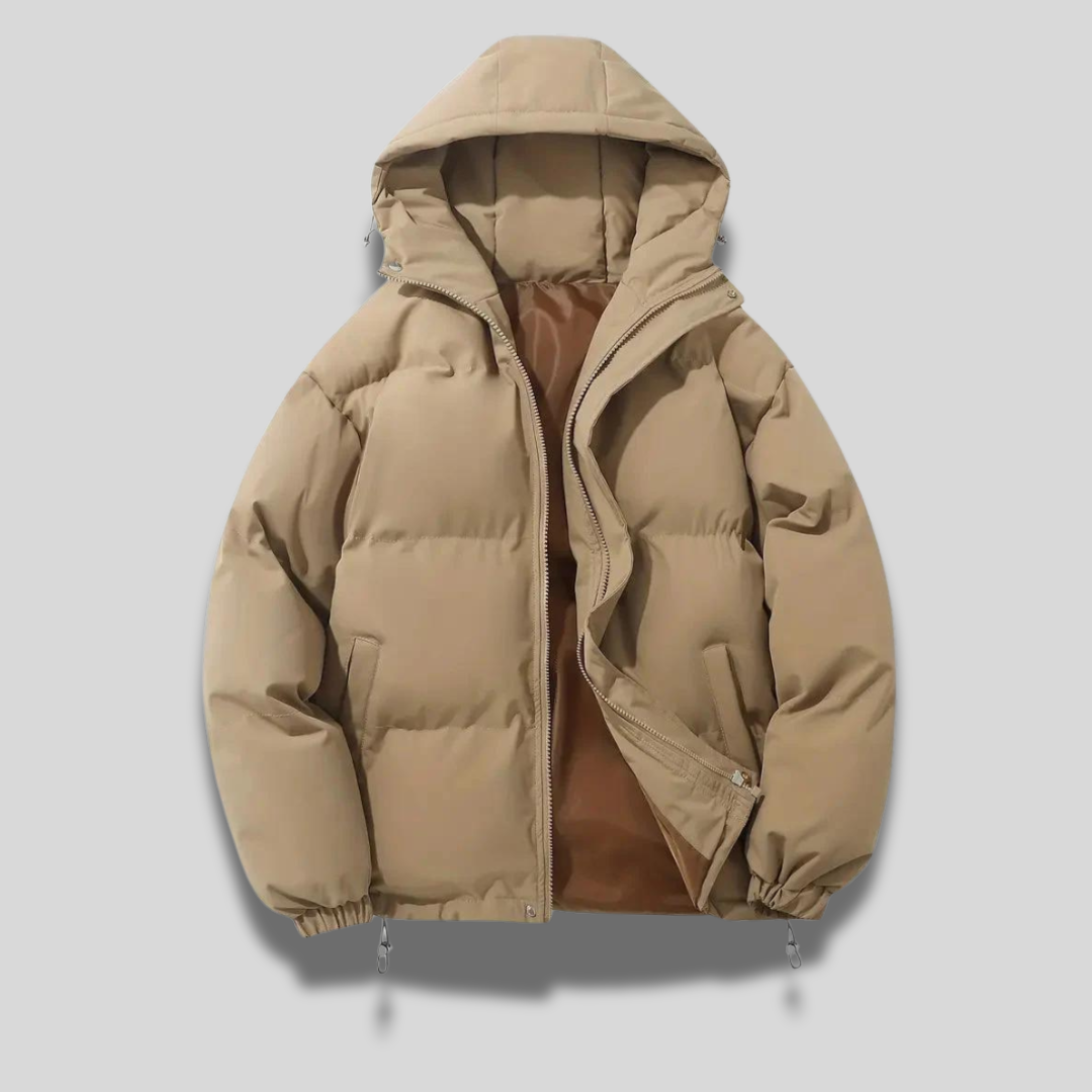 Street-Wave Womens Bomber Jacket - Modern Cozy Winter Coat With Hood For Warmth And Style