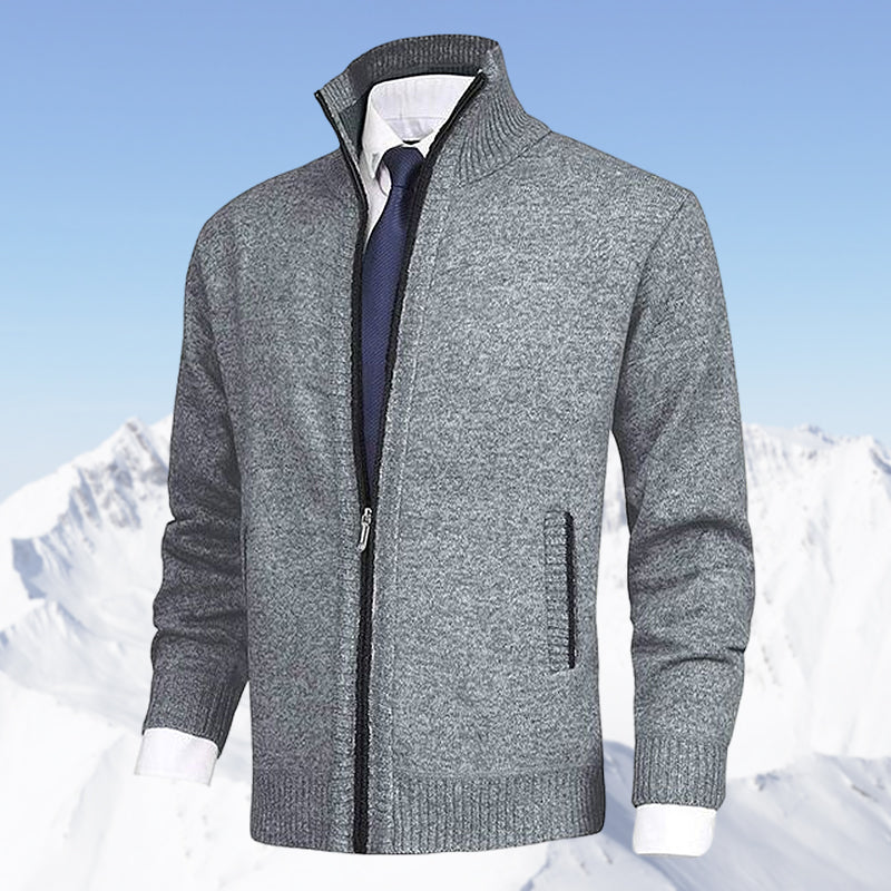 Street-wave Mens Zip Cardigan Premium Customizable Leisure Sweater For Modern Comfort And Style