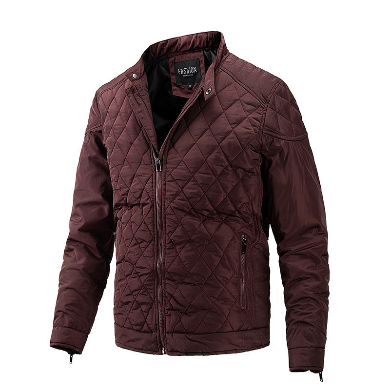 Street Wave Quilted Jacket For Men With Warmth And Style, Versatile All Weather Outerwear For Cold Days