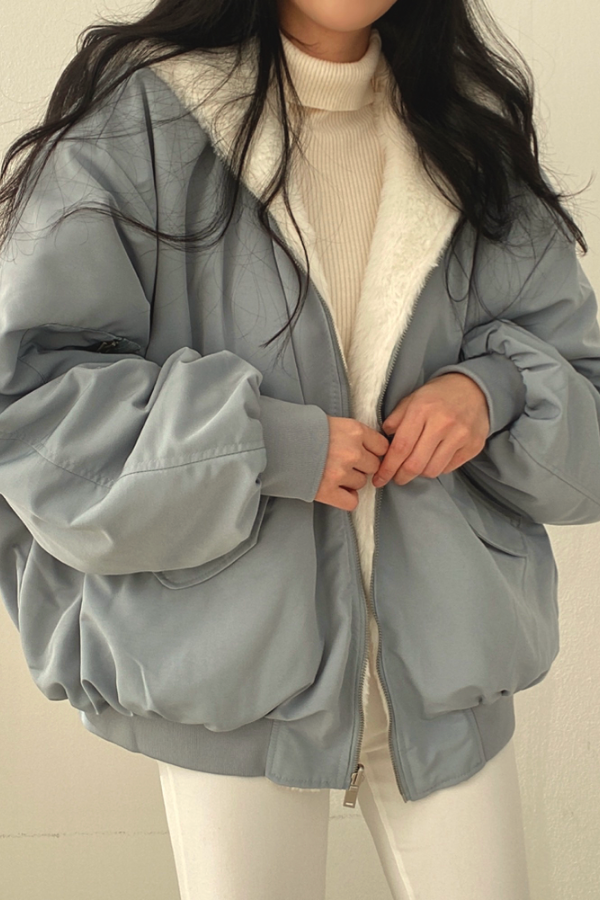 Street-Wave Sherpa Lined Winter Jacket for Women Cozy Warmth Soft Plush Fleece Stylish Coat