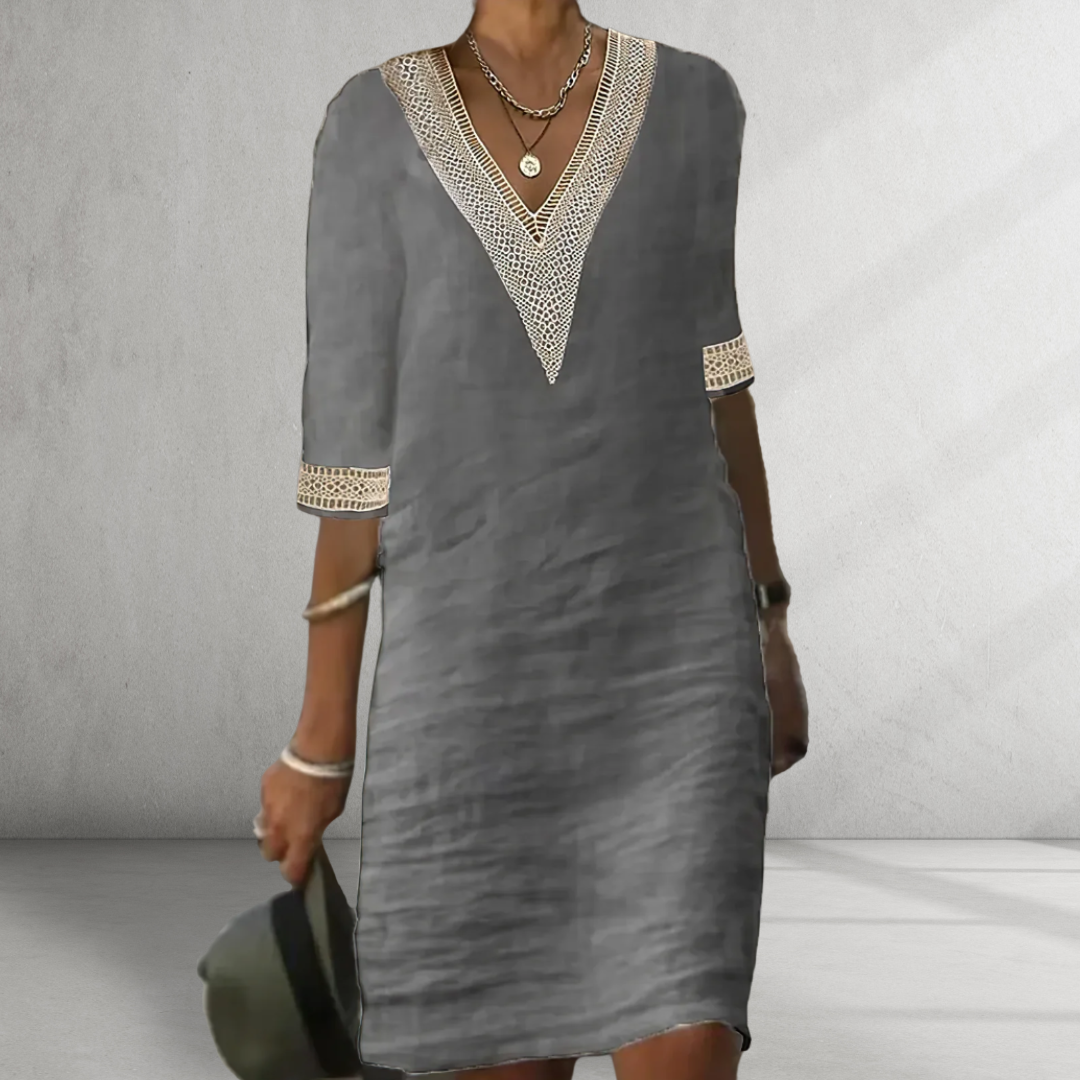 Breathable White Dress For Women By Street-Wave Lightweight Vacation Essential Easy Care