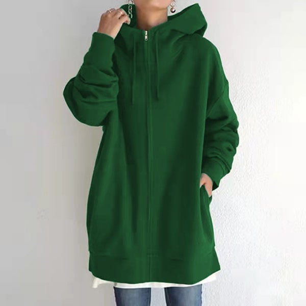 Street-Wave Alexia Hooded Zip Hoodie For Women Warm Cozy Winter Outerwear Stylish Durable Comfort
