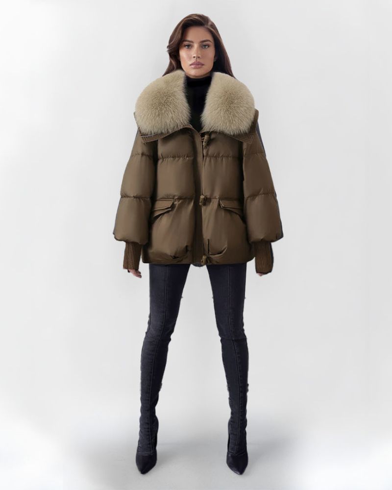 Street-Wave Down Puffer Jacket For Women Ultra Warm And Stylish Winter Coat For Cold Weather