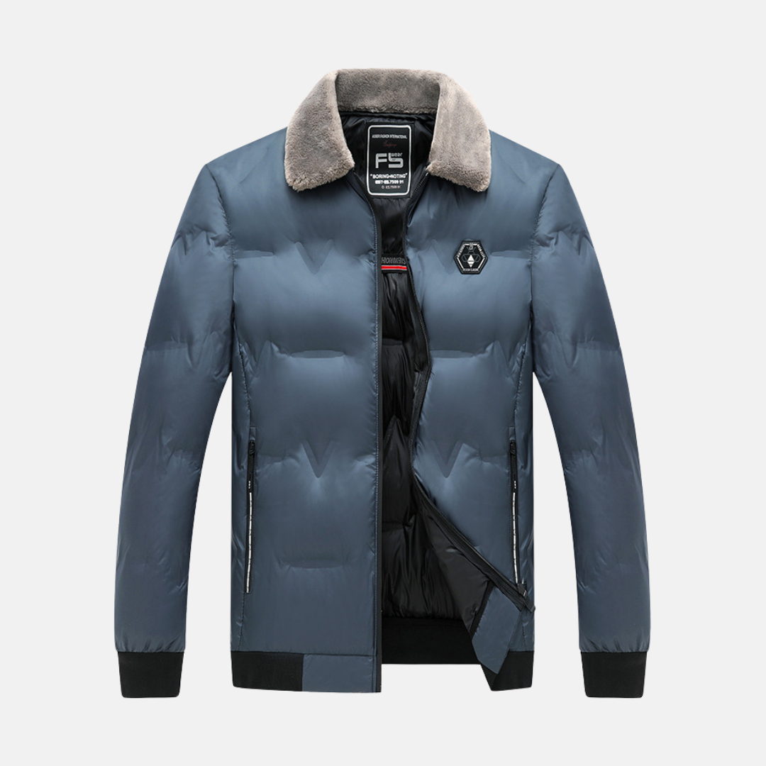 Street-Wave Mens Bomber Coat For Men Padded Cotton Warmth