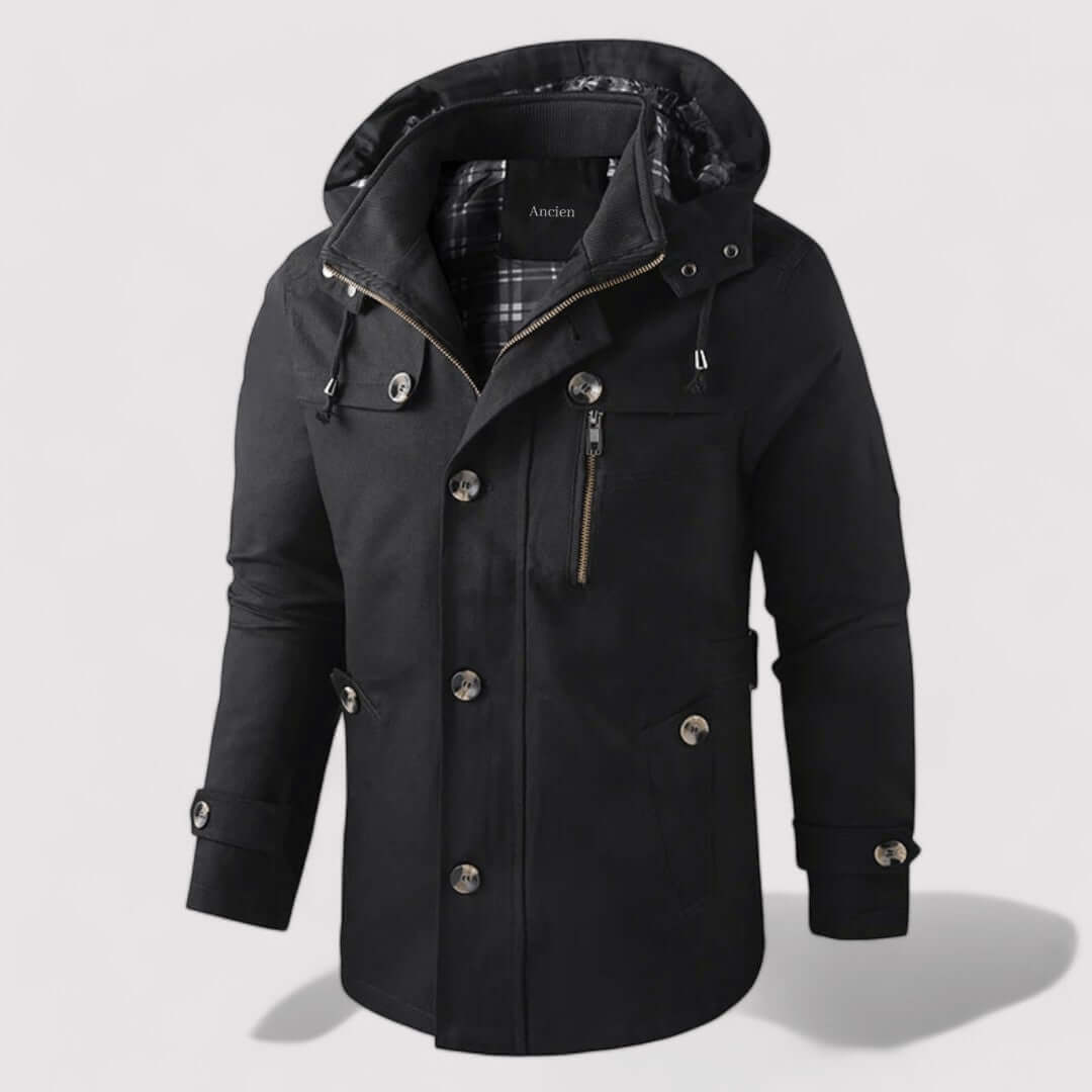 Streetwave Mens Waterproof Hooded Winter Jacket For Cold Wet Days Keeps You Warm And Dry