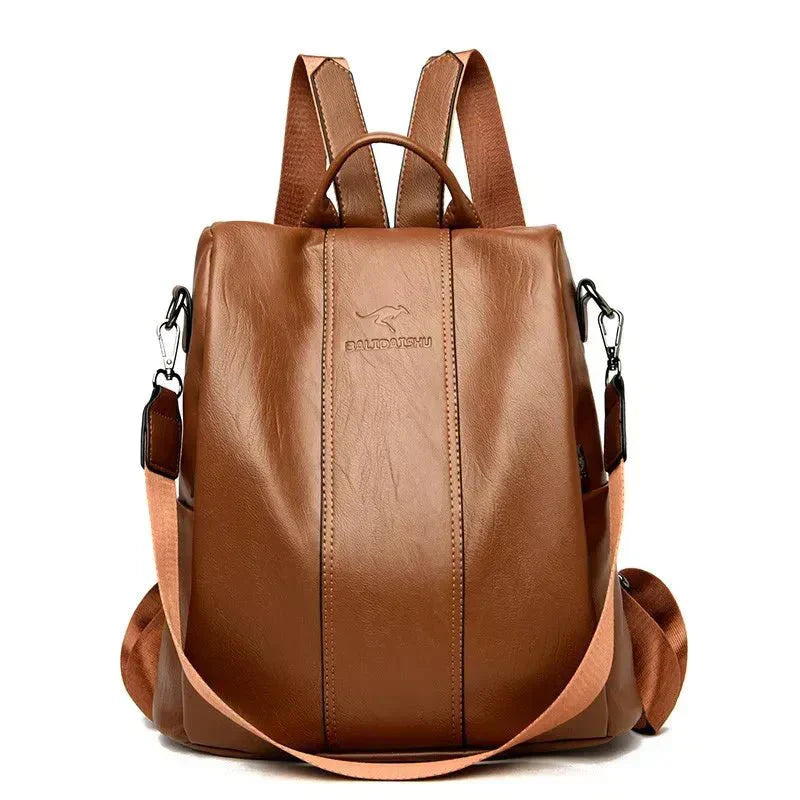 Street Wave Lena Vegan Leather Convertible Backpack Women
