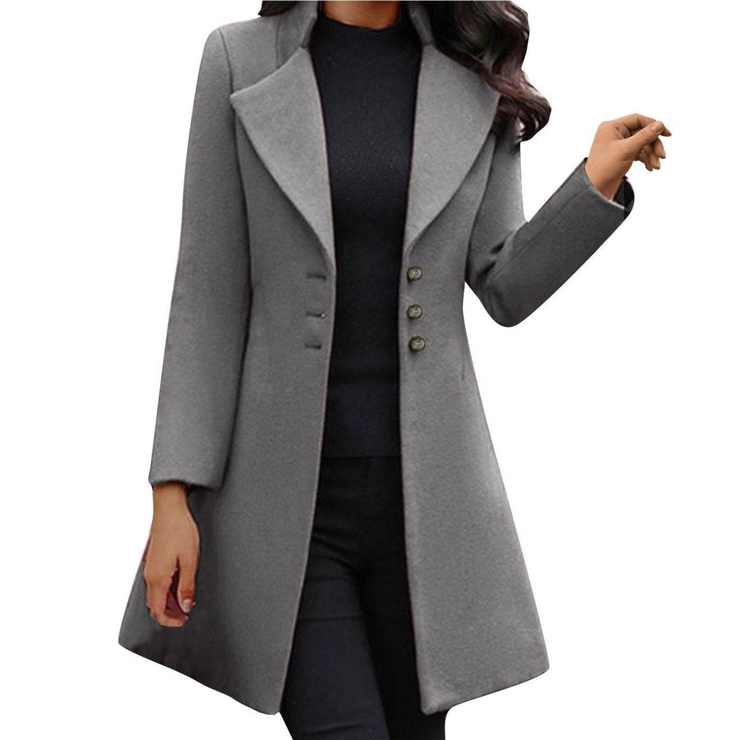 Hélène Wool Coat For Women, Premium Italian Wool, Timeless Fall Outerwear By Street Wave