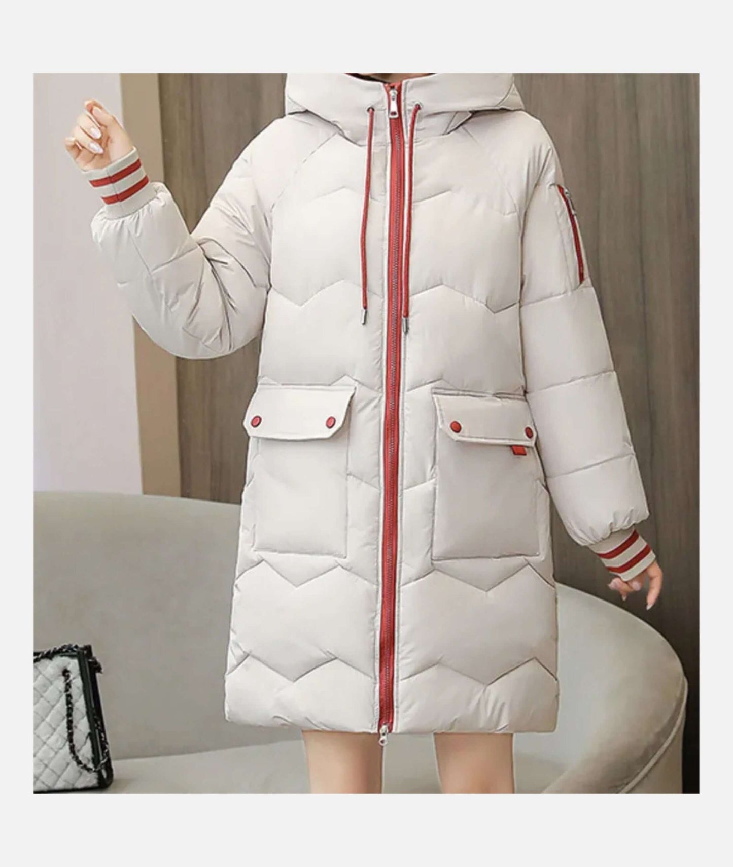 Street-Wave Womens Puffer Coat Warmth And Style Insulated Cozy Winter Coat For Women