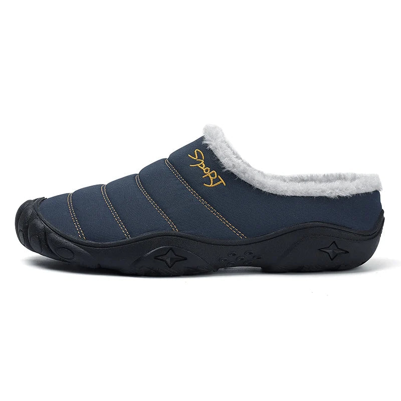 Street Wave Orthopedic Slippers For Unisex Warm Plush Lined Comfort And Non Slip Sole
