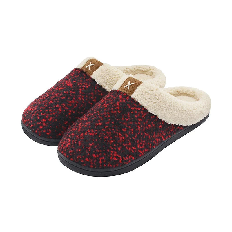 Street-wave Unisex Orthopedic Slippers For Men And Women Warm Memory Foam Cloud Steps Thick Cushioned Sole Anti Slip