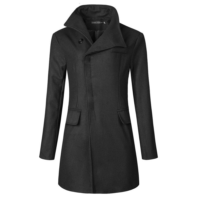 Street Wave Womens Wool Coat Warmth And Modern Tailoring For Elegant Winter Wardrobe