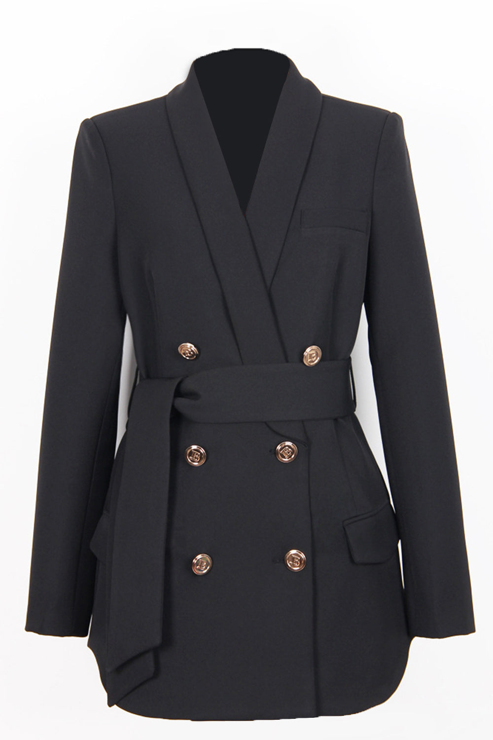 Street-Wave Belted Blazer for Women Timeless Classic Yet Chic Office Essential