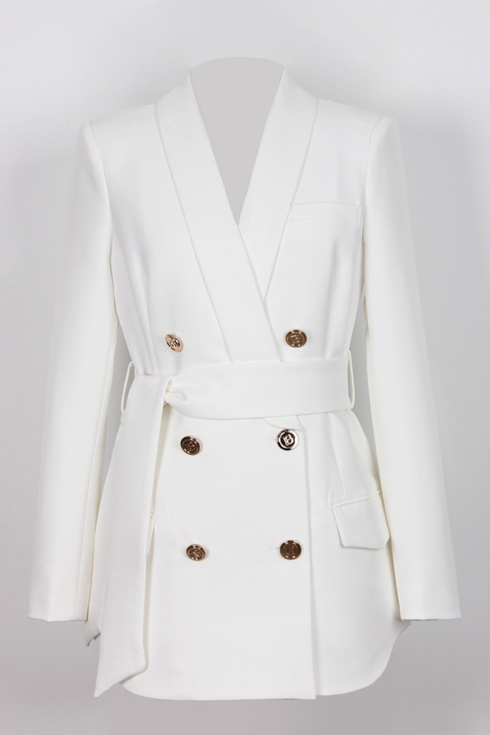 Street-Wave Belted Blazer for Women Timeless Classic Yet Chic Office Essential