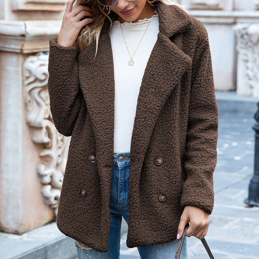 Street Wave Fluffy Coat Unisex Winter Warmth And Style