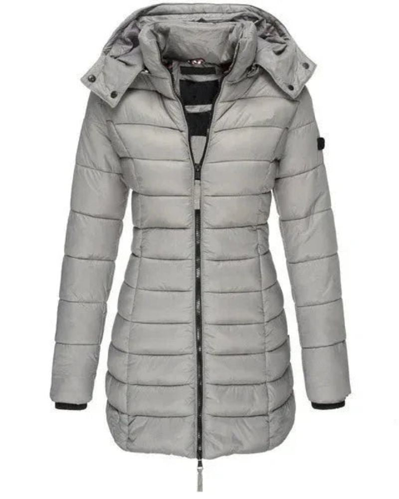Streetwave Hooded Puffer Jacket For Women Ultra Warm Insulated Coat With Cozy Fit