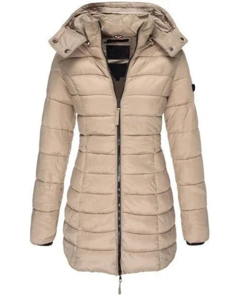 Streetwave Hooded Puffer Jacket For Women Ultra Warm Insulated Coat With Cozy Fit
