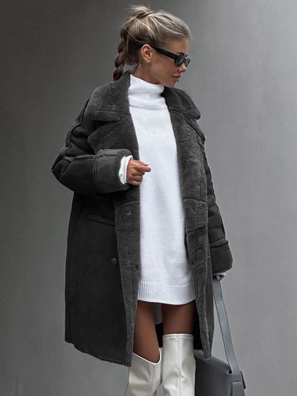 Street-Wave Reversible Winter Coat For Women Cozy Warmth Modern Fit Versatile Outerwear
