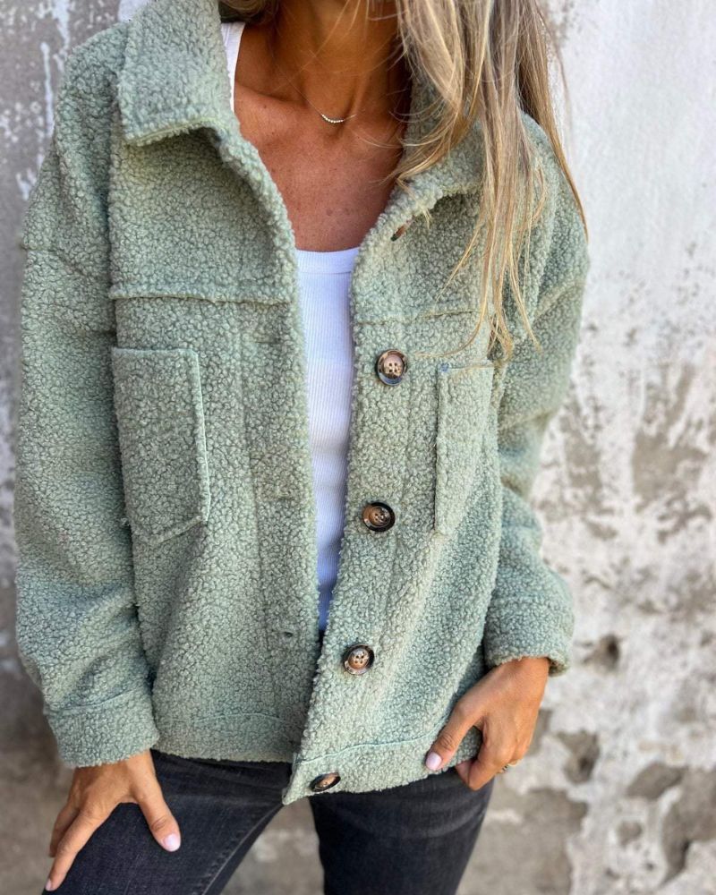 Street-Wave Reversible Wool Coat For Women Warm Cozy Winter Outerwear Seasonal Must-Have