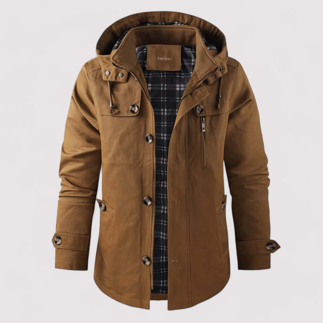 Streetwave Mens Waterproof Hooded Winter Jacket For Cold Wet Days Keeps You Warm And Dry