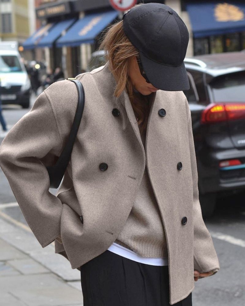 Streetwave Oversized Parisian Style Coat For Women Cozy Everyday Warmth And Chic Comfort