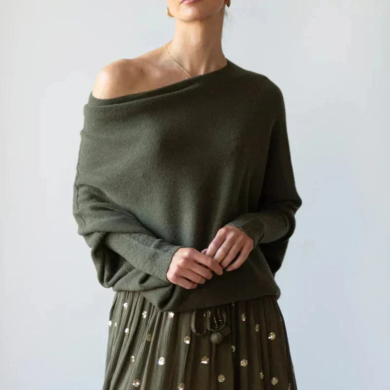 Street-wave Piper Loose Fit Pullover for Women Timeless Elegance With Modern Silhouette Flattering Knit