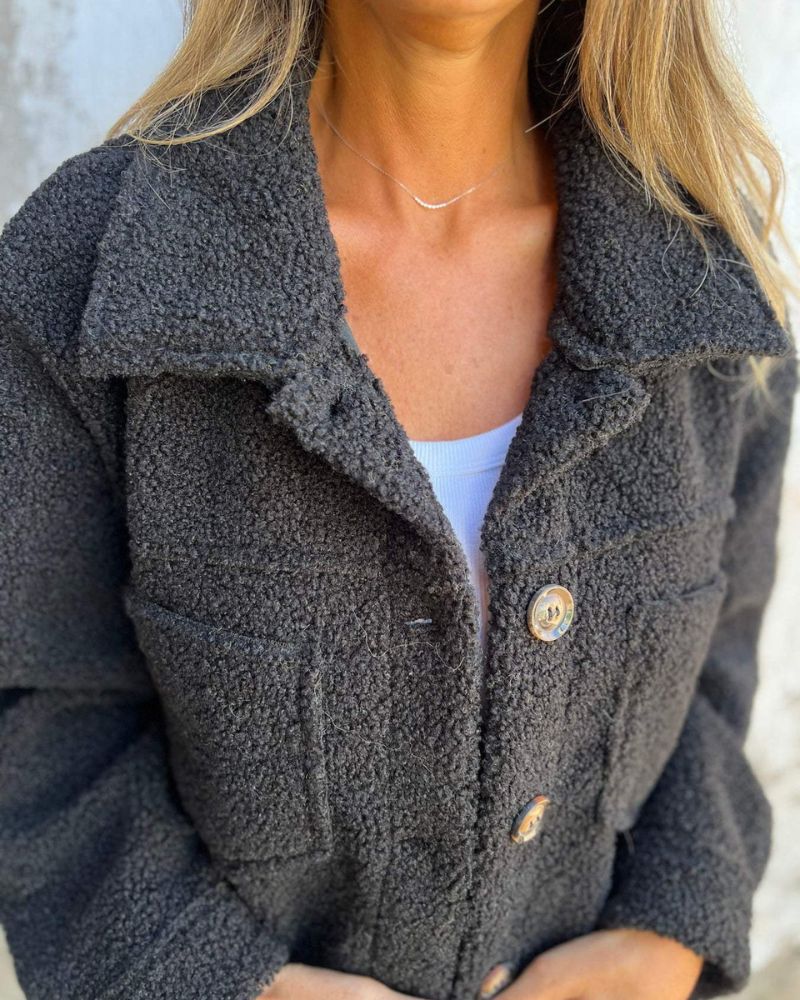 Street-Wave Reversible Wool Coat For Women Warm Cozy Winter Outerwear Seasonal Must-Have