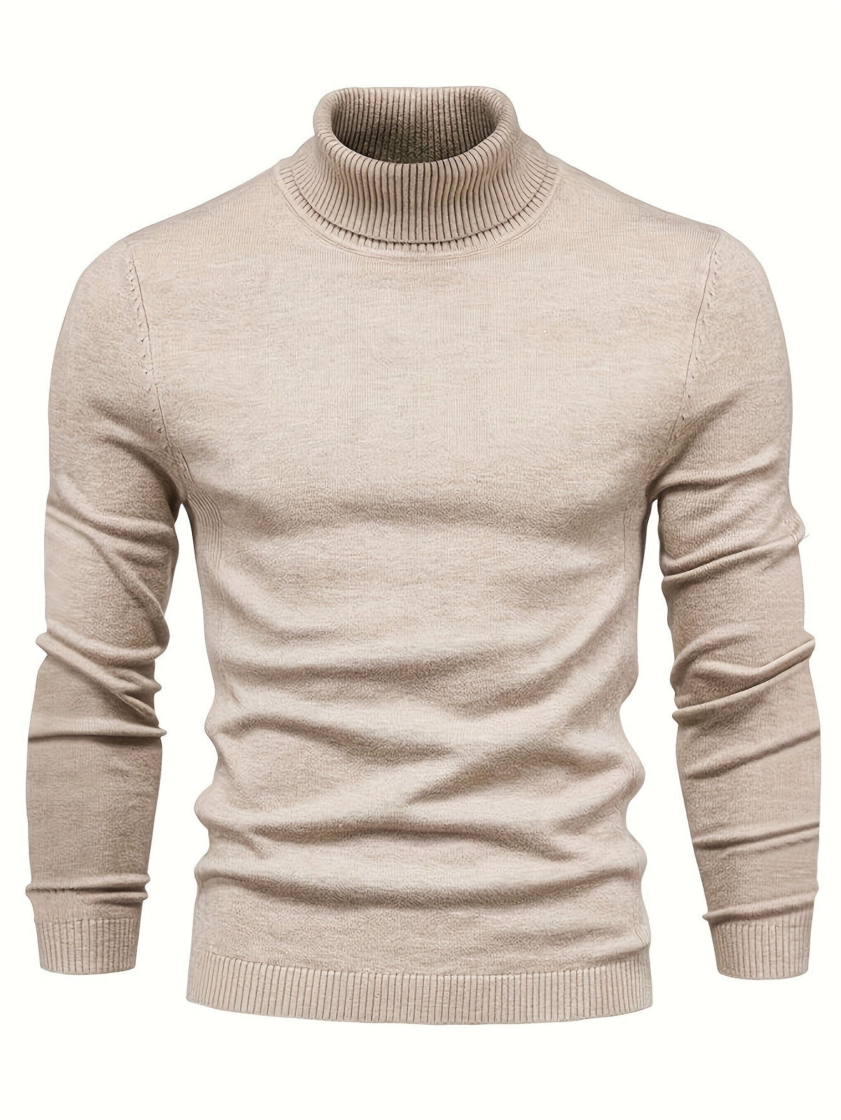 Streetwave Classic Wool Blend Turtleneck Sweater Soft Stylish Comfort For Men Everyday Wear