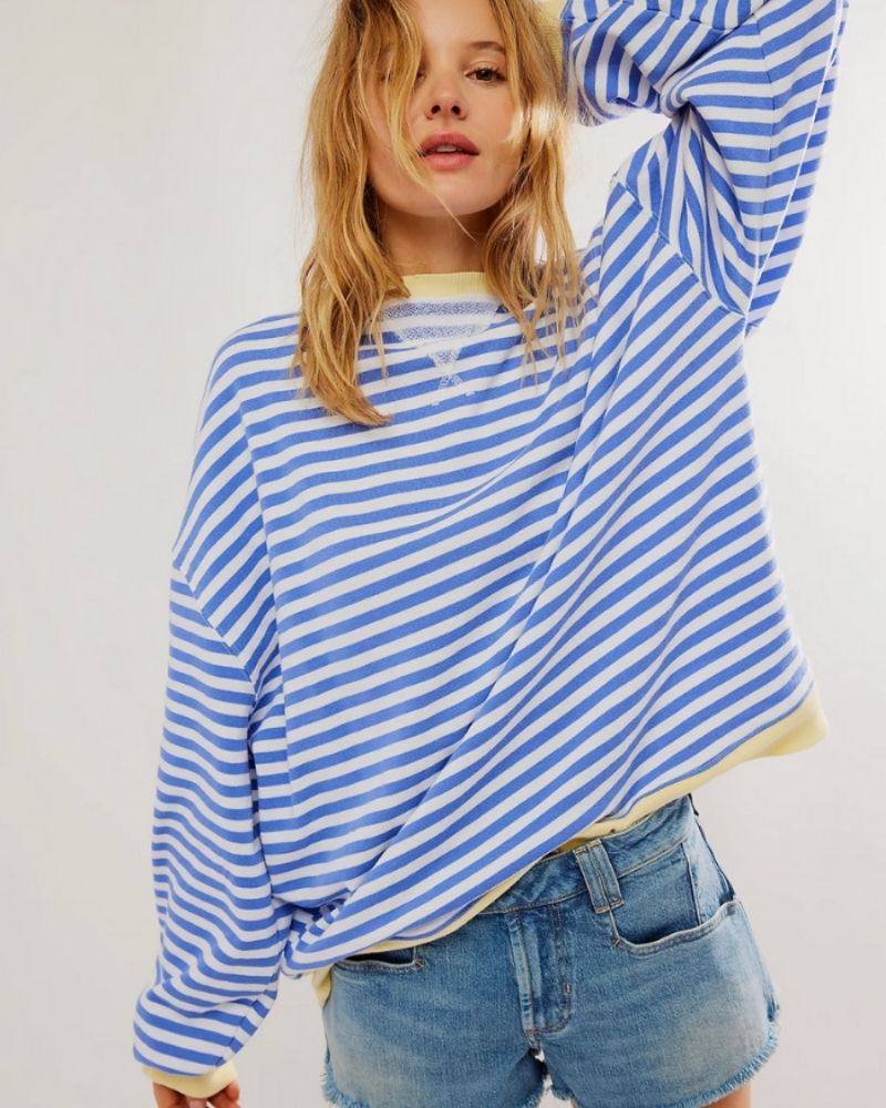 Streetwave Oversized Striped Knit Sweater For Women Cozy Relaxed Fit Everyday Chic
