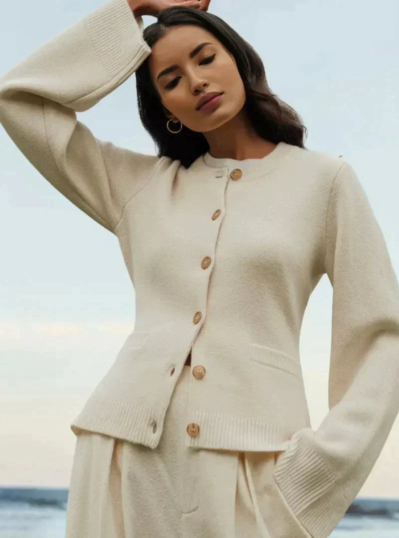 Streetwave Soft Knit Button Cardigan for Women Cozy Warmth Everyday Essential Wardrobe Staple