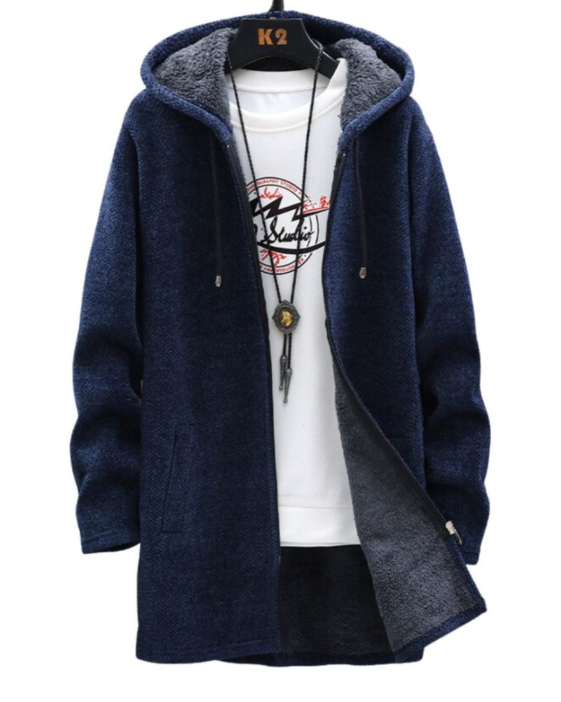 Street-Wave Women's Hooded Jacket Warm Cozy Fleece Zip Up Winter Outerwear For Women