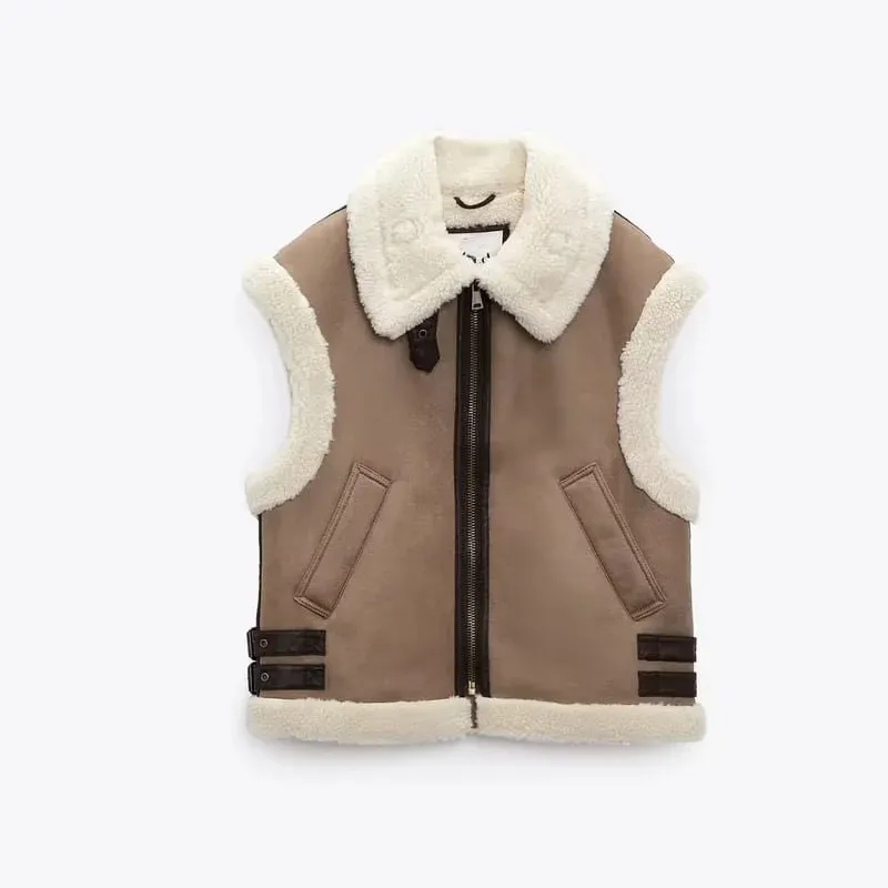 Street-Wave Sleeveless Coat For Women Timeless Elegance Versatile Distinction Premium Craft