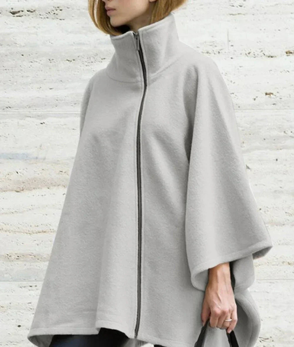 Streetwave Navy Cape Poncho For Women Elegant Yet Casual Outerwear Cozy Wardrobe Essential