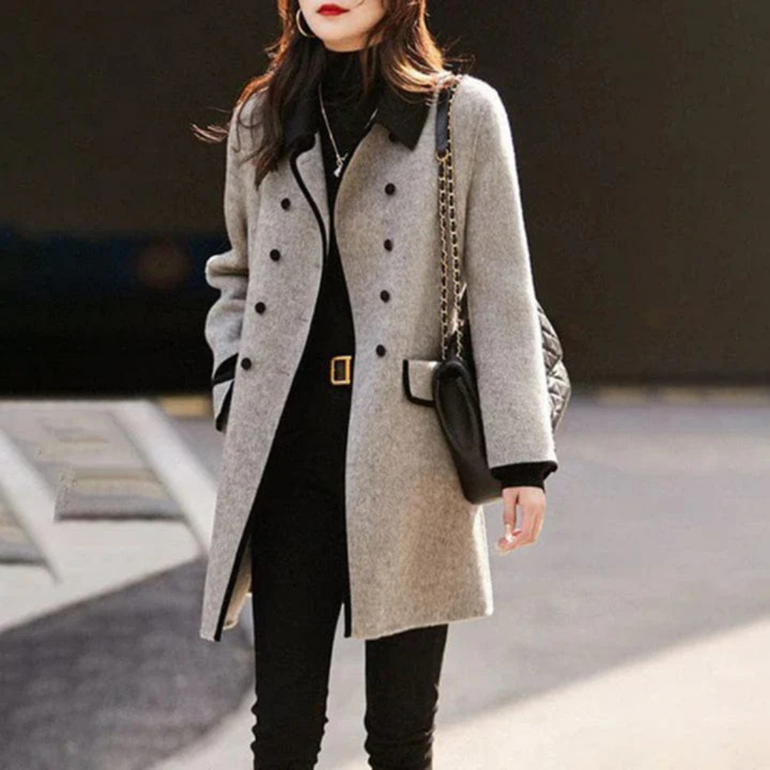 Street Wave Winter Trench Coat For Women With Elegant Silhouette And Luxurious Warmth