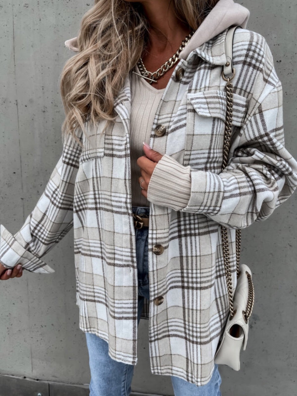 Street-Wave Women's Jacket With Removable Hood Timeless, Versatile Coat For Chic Winters